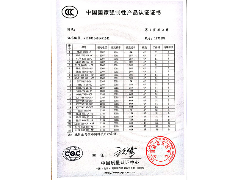产品认证证书17